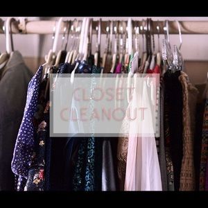 Closet clean out coming soon!
